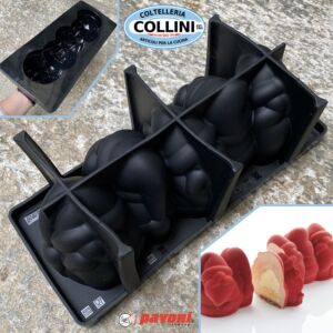 Pavoni - Stampo tronchetto SANTA LOG in silicone - By Frank Haasnoot - pasticceria