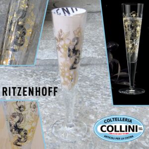 Ritzenhoff - Calice Champagne Swarovsky -BRILLANTNACHT 2023 - happy new year 