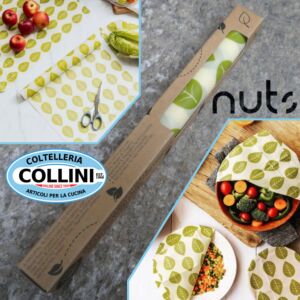 NUTS -  Pellicola rotolo cera vegana - LEAVES CM 30,5X90 