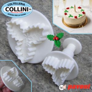 Pavoni - Set 2 espulsori taglia pasta Agrifoglio - cake design 