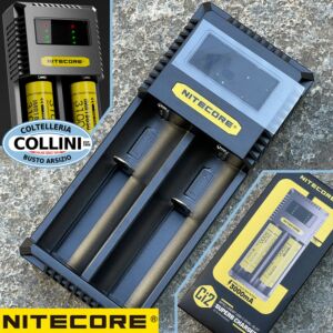 Nitecore - Ci2 Superb Charger - per Li-ion, Ni-MH e IMR - AA, AAA, 14500, 18650, 21700 ed RCR123A - Caricabatterie Universale 