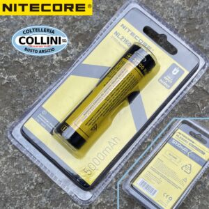 Nitecore - NL2150RX Con Plug USB-C - Batteria Ricaricabile Protetta Li-Ion 21700 3.6V 5000mAh e Power Bank
