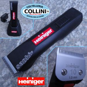 Heiniger Saphir Basic Cordless 35W - Tosatrice ricaricabile professionale - Clipper - 1 batteria