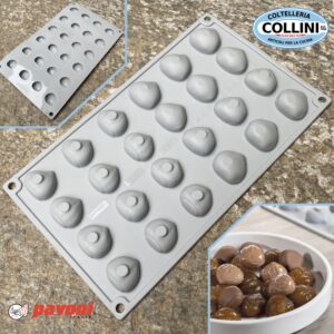 Pavoni - Stampo in silicone CASTAGNE gourmand - GG011