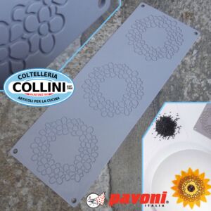 Pavoni - Stampo in silicone JASMINE by P. Griffa - 3 impronte