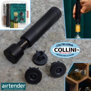 AIR TENDER - Wine Vacuum pack - Kit Sottovuoto per Vino 