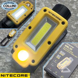 Nitecore - NWL20 - Torcia da Lavoro a Triplo Output - 600 Lumens e 93 Metri - Torce a Led