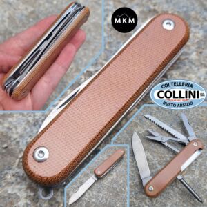 MKM - Malga 5 Knife - MagnaCut & Natural Micarta - MP05MAG-NC - Coltello Multiuso