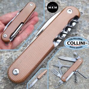 MKM - Campo 7 Knife - MagnaCut & Natural Micarta - CP07MAG-NC - Coltello Multiuso 