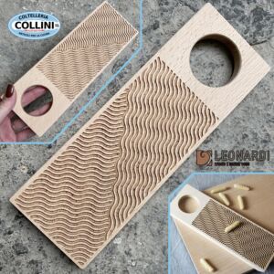 Made in Italy - Rigagnocchi Cavarola in legno naturale di faggio - ONDE - Pasta fresca 