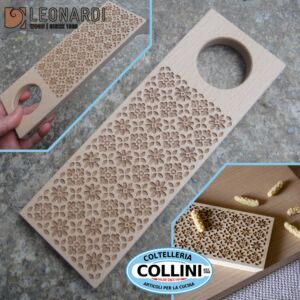 Made in Italy - Rigagnocchi Cavarola in legno naturale di faggio - FIORI - Pasta fresca 