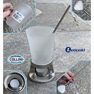 Leopold - Set per irish coffe e cioccolata calda - 3 pezzi 