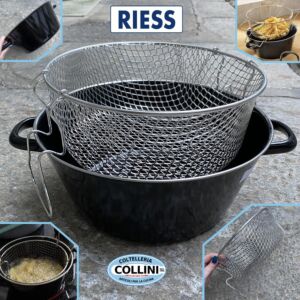 Riess - Pentola per frittura con cestello - 24 cm 
