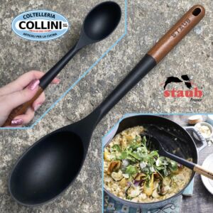 Staub - Utensile cucina in legno e silicone - Cucchiaio a servire 