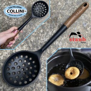 Staub - Utensile cucina in legno e silicone - Schiumarola 