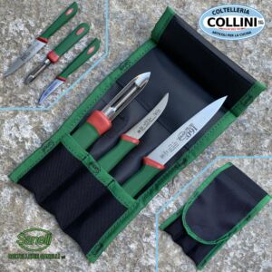 Sanelli - Rotolo Professionale per Cuochi - CNF253 - porta coltelli 3 pezzi completo 