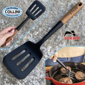 Staub - Utensile cucina in legno e silicone - Spatola 