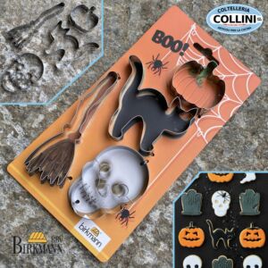 Birkmann - Set tagliapasta per biscotti - 4 pezzi - Halloween 