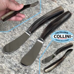 Made in Italy - Set 2 pezzi Coltello Spalmaburro  in corno 