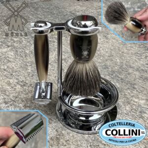 Muhle - Set da barba VIVO  finto corno - 4 pz 