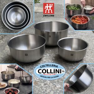 Zwilling - Set ciotole in accaio per alimenti - 3 pezzi 