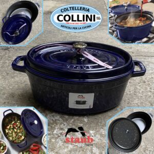 Staub - Cocotte ovale - Blu scuro - 29cm - Induzione 