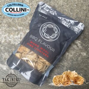 Yakiniku - BBQ FLAVOUR - BBQ Wood Wool Natural Fire Light  - Accendifuoco in lana di legno 
