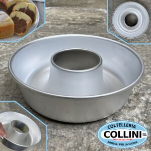 Made in Italy - Stampo per torta in alluminio per ciambella 20 cm