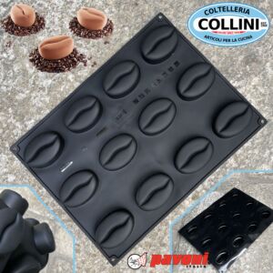 Pavoni - Stampo in silicone Pavoflex - MOKA - 12 impronte 
