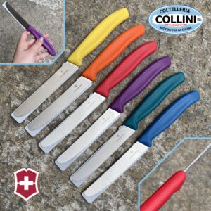 Victorinox - Swiss classic - Coltelli da tavola e pomodoro microdentati  - 6 pezzi 