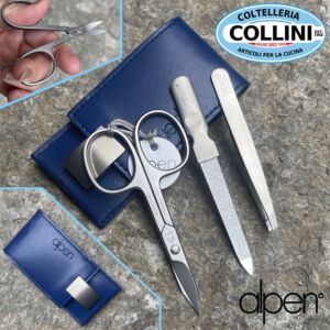 Alpen - Astuccio Manicure da viaggio 6810R - Blu