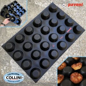 Pavoni - MUFFIN - Stampo in silicone per monoporzioni - FIBER FORM -24 impronte 
