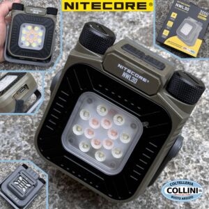 Nitecore - NWL30 MCT - Luce da Lavoro 3-in-1 Outdoor con 3000 Lumen, Repellente Zanzare e Power Bank