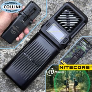 Nitecore - EMR25 - Repellente Elettronico portatile per Zanzare con Ultrasuoni e Power Bank da 12000mAh