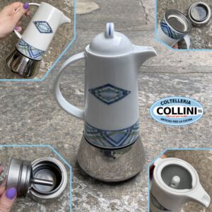 GB - Caffettiera Lara Guido Bergna - 6 tazze - VINTAGE 