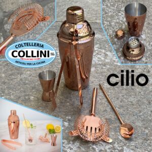 Cilio - Set da bar MANHATTAN 5 pezzi - Cocktail 