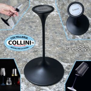 Trebonn - SplitGlass Stelo - Stelo in alluminio con aggancio magnetico - Nero 