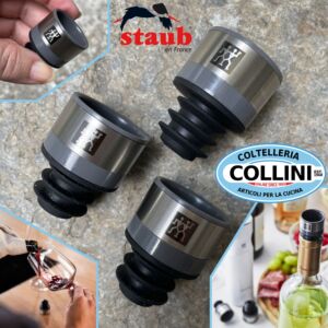 Zwilling - Fresh & Save - Set tappi da vino sottovuoto - 3 pezzi 