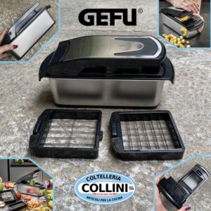 Gefu - TREPPO 2.0 - Tagliaverdure a cubetti e a bastoncino- Cubettatrice 