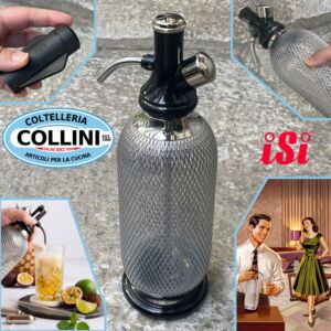 ISi - Sifone Sodamaker Classic con retina in acciaio inox 1litro