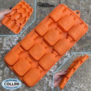 Wilton - Stampo in silicone per boccette pozione - 12 impronte 