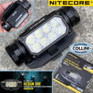 Nitecore - HC65M UHE - Lampada frontale ricaricabile USB-C - 2000 lumens - Mount per NVG
