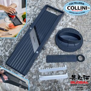 Global - GSL- 64/BC-  Mandolina/Affettaverdure by Benriner con 3 lame intercambiabili 