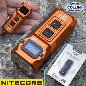 Nitecore - TUP2 MCT - Alloy Orange - 1200 lumens e 125 metri - Torcia Led ricaricabile con temperatura multipla di colore