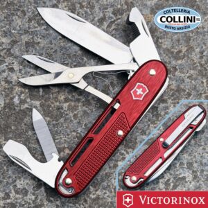 Victorinox - Synergy X Alox Red - Coltellino svizzero elegante e compatto per uso quotidiano 