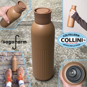 Sagaform - Tekla Fudge – Borraccia termica da 500 ml per bevande calde e fredde 