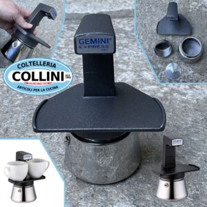 Made in Italy - Caffettiera Gemini Express 2 Tazze - Induzione 