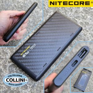 Nitecore - NB PLUS - Power Bank 22.5W da 10000mAh / 38.5Wh in Fibra di Carbonio - powerbank 