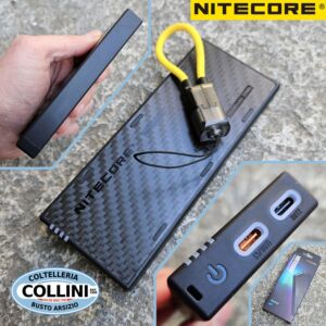 Nitecore - NB10000 GEN4 - Power Bank Ultraleggero da 10000mAh / 39Wh in fibra di carbonio - powerbank 