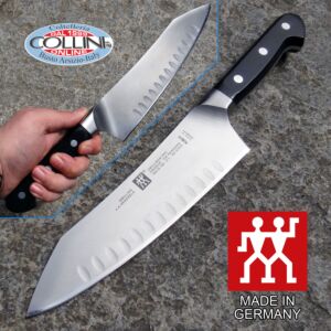 Zwilling - Pro - Bunka Rocking Santoku Olivato 180mm - 38418-180 - coltello da cucina 